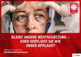 Plakatmotiv der Caritas-Kampagne 2021