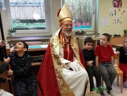 Der Nikolaus in unserer Caritas-Kita St. Hedwig