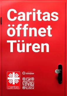 Caritas Motiv: Caritas öffnet Türen. Titelseite